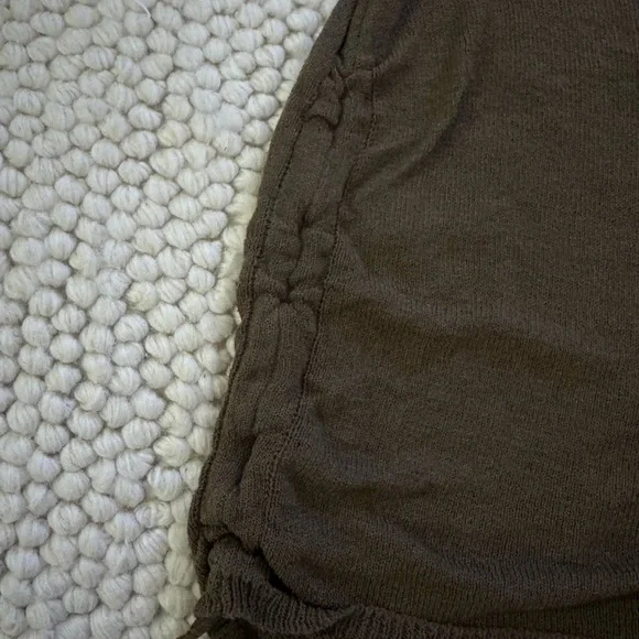 SHEIN Brown Ruched Sleeveless Coverup - Picture 2 of 4